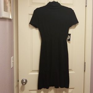 Black turtleneck dress NWT